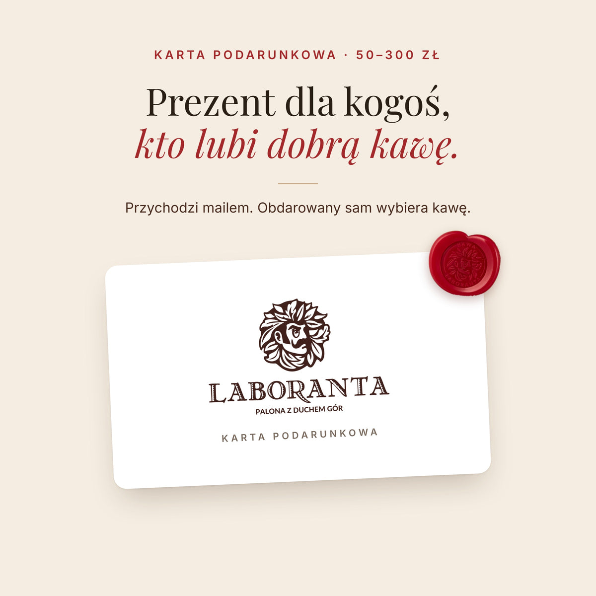 Karta podarunkowa Laboranta