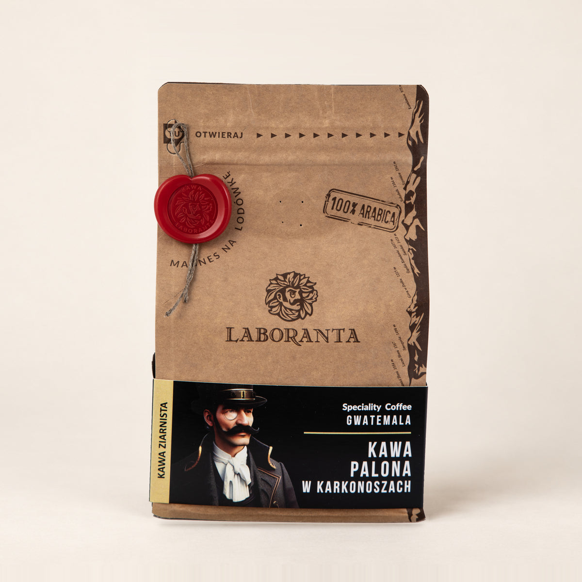 Kawa speciality Gwatemala 200 g w torebce z woskową pieczęcią Kawa Laboranta